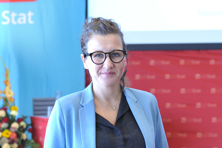 FO-nestleder Marianne Solberg på Sørmarka.