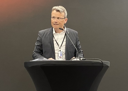 LO Stats leder Egil André Aas presenterer hovedkravenei statsoppgjøret.