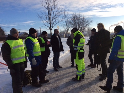 AIM-ansatte i streik: Foto: Fellesforbundet